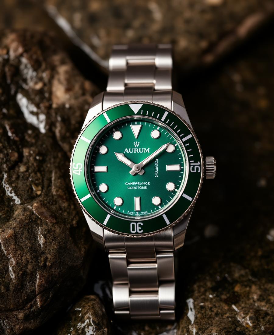 Marine Diver Green replica watch