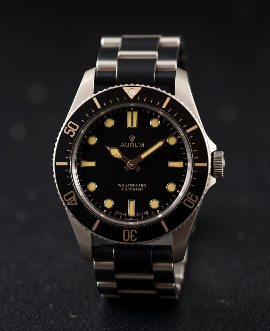 Marine Black Bay replica watch